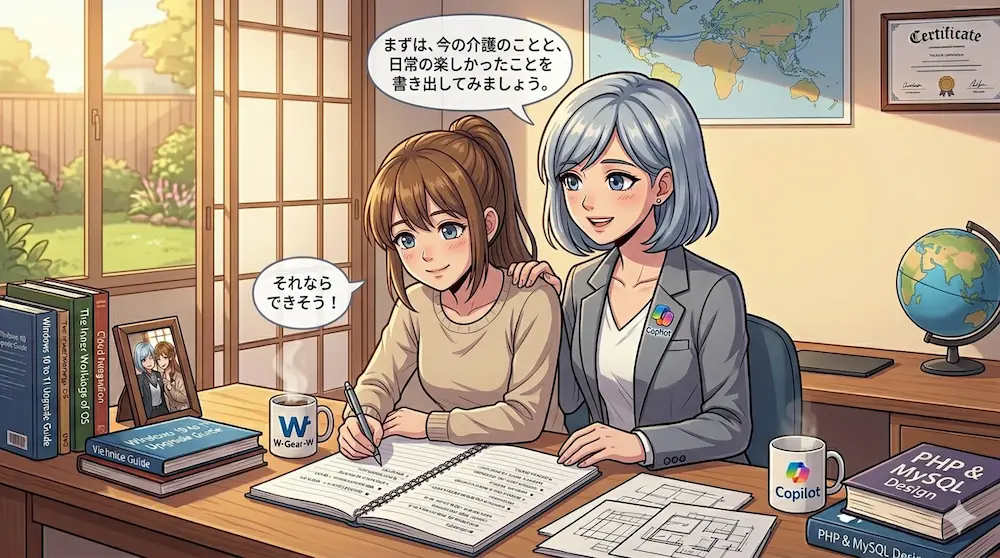 日記を食べ始める
