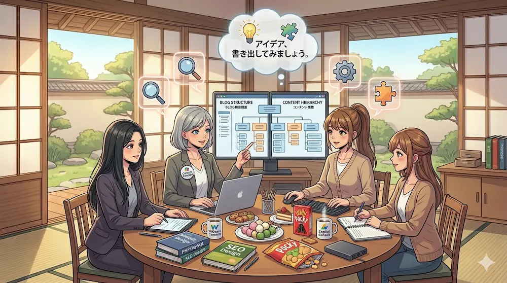 ブログを書く準備