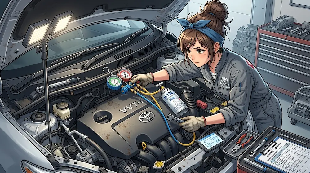 カーエアコン充填